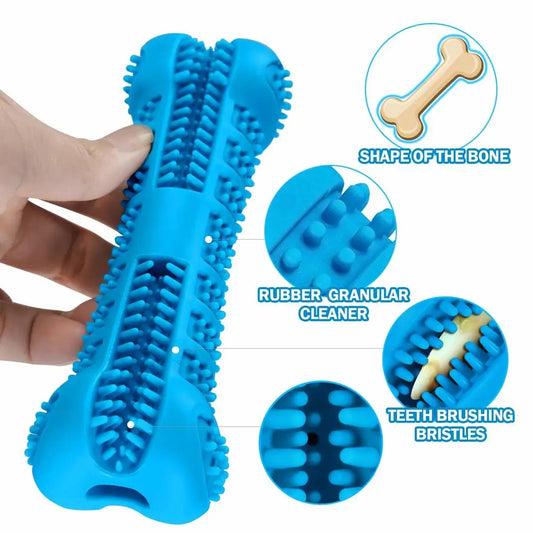 360° Soft Rubber Dog Toothbrush Toy